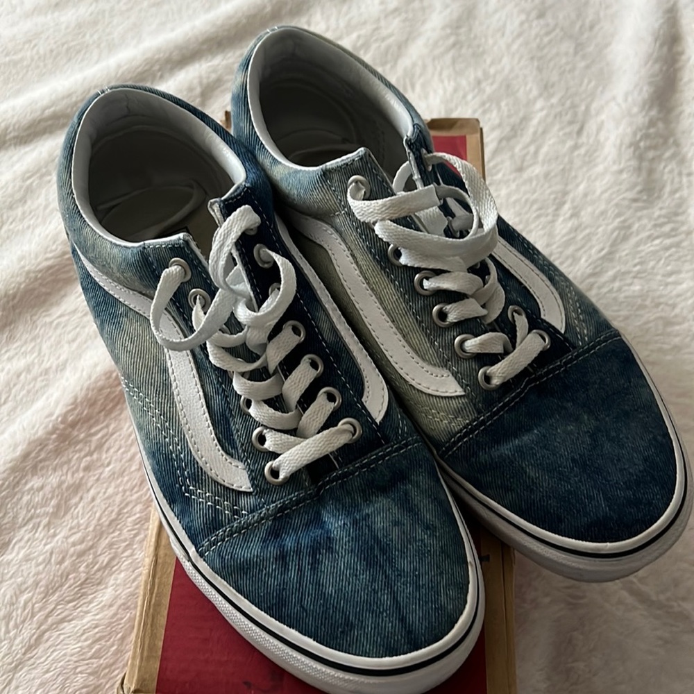 Denim low Vans womens size 9